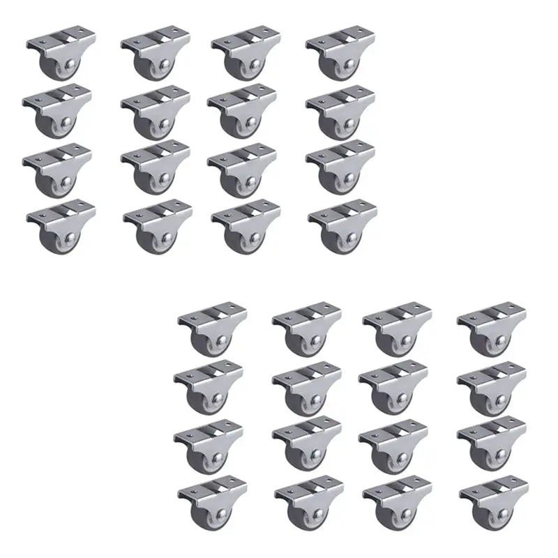 

Колеса-ролики ABJN-32PCS из ТПЭ, фиксированные, с жесткой основой без поворота, на шарикоподшипниках, для тележек, с верхней пластиной, 1 дюйм
