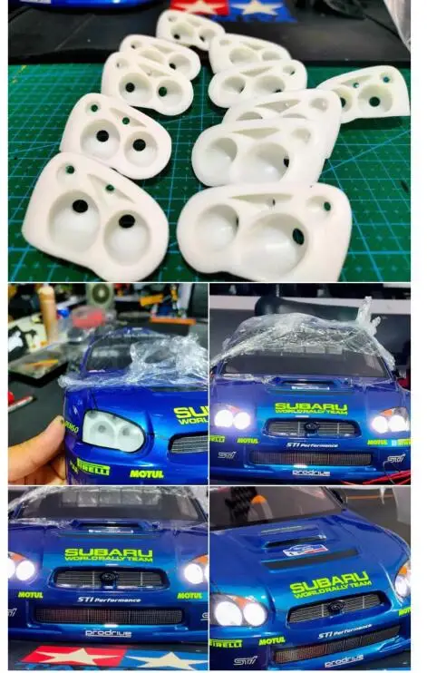 LEDライト付きバケットホルダーキット,タミヤ,ロードドリフト車,58645