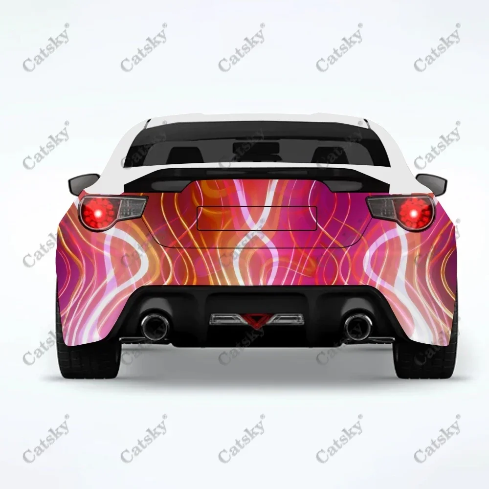 

purple flame Car sticker truck rear modification accessories universally suitable for cars truck decals