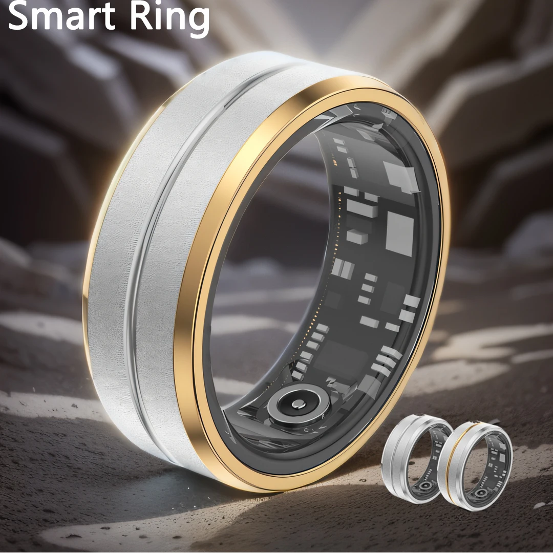 Gesundheits test Smart Ring Männer Echtzeit-Aktivitäts-Tracker Herz Ratemonitor Frauen IP68 wasserdicht Outdoor-Sport Smart Ring