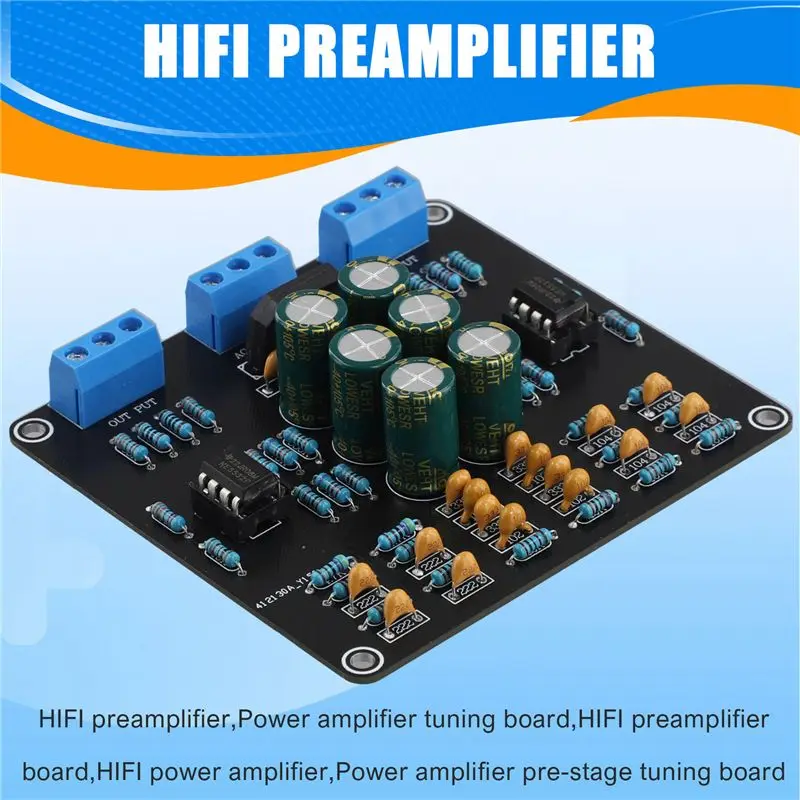 [LXYA68Z!] Hifi Preamplifier Board Hifi Power Amplifier Accessories Power Amplifier Preamp Tuning Board Front Panel