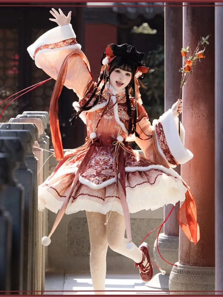 A new cute and sweet Chinese design dress