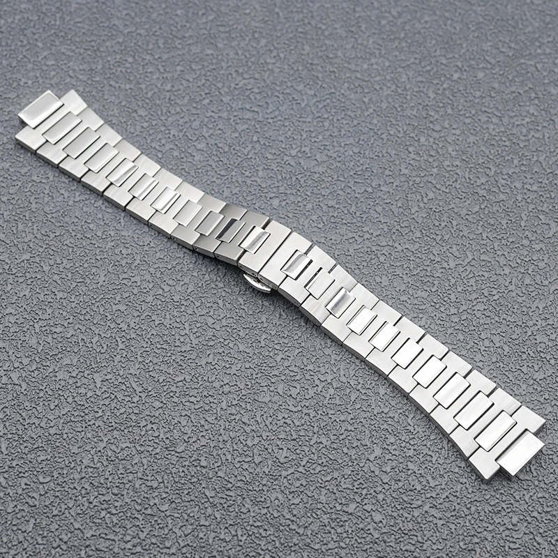 مقاوم للماء حزام ساعة من الفولاذ المقاوم للصدأ ، الياقوت كريستال الظهر الغوص ، حافظة مربعة تناسب ، Seiko NH35 NH36 7S 4R الحركة