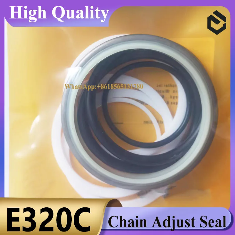 E305.5 E306 E307 E307C E308 E308C E311 E312 E312D E320B E320C E320D E320D2 Chain Adjuster Seal Kit for Excavator