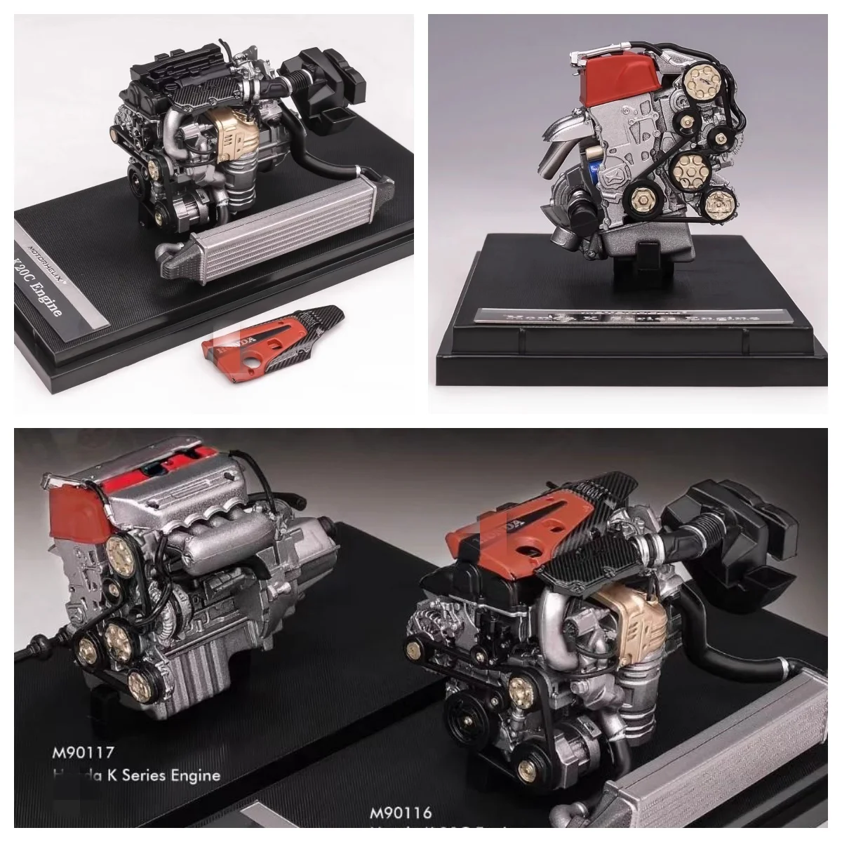 

MOTORHELIX MH 1:18 FL5 FD2 K Series K20C Engine Diecast Model Car Collection Limited Edition Hobby Toys