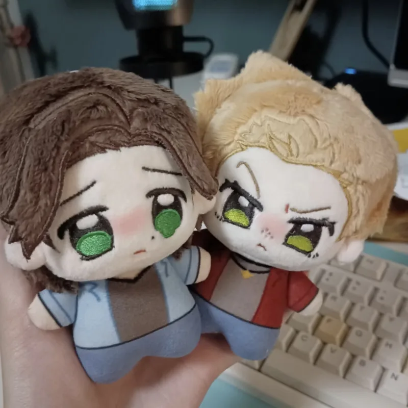 

New Supernatural Periphery Kawaii Dean Sam Plush 10cm Plush Pendant Mini Stuffed Doll Toy For Fans Gifts Fans Production
