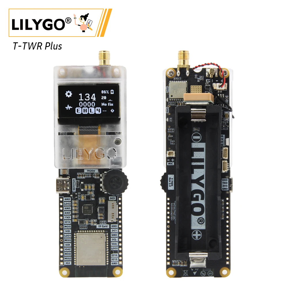 T-TWR Plus ESP32-S3 Development Board Walkie-Talkie Module UHF 400~480MHz VHF134~174MHz