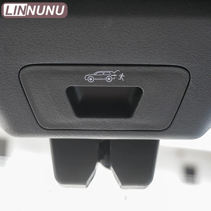 LINNUNU Trunk Lid Release Switch Cover Fit for Lynk&co 01 Internal trunk ButtonRear Hatch Back Lock Liftgate TailgateLatchHandle