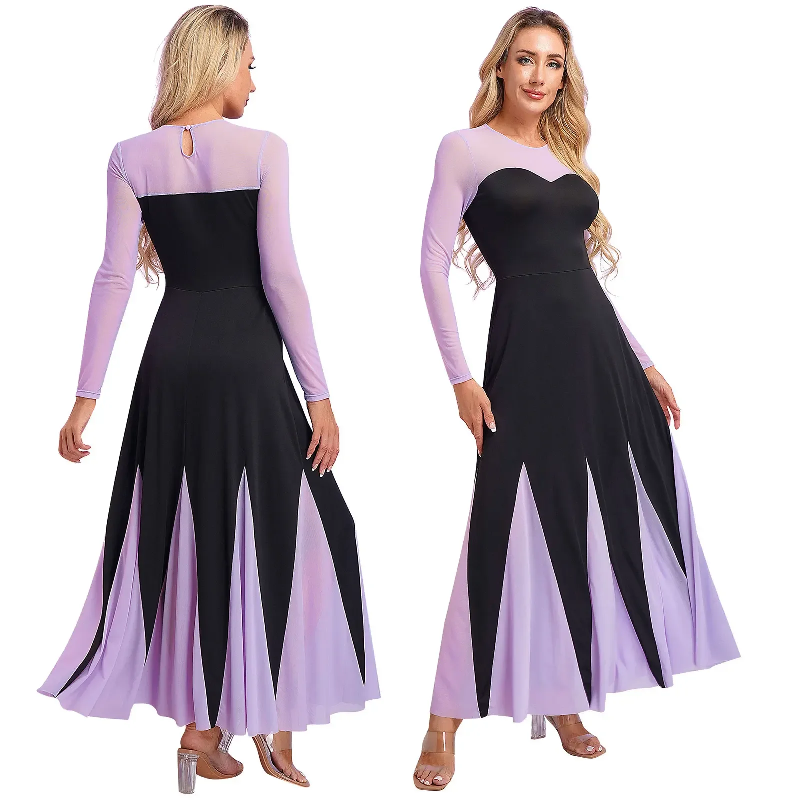 

Womens Mermaid Ursula Cosplay Costume Halloween Theme Party Masquerade Octopus Role Play Clothes Long Sleeve A-Line Maxi Dress