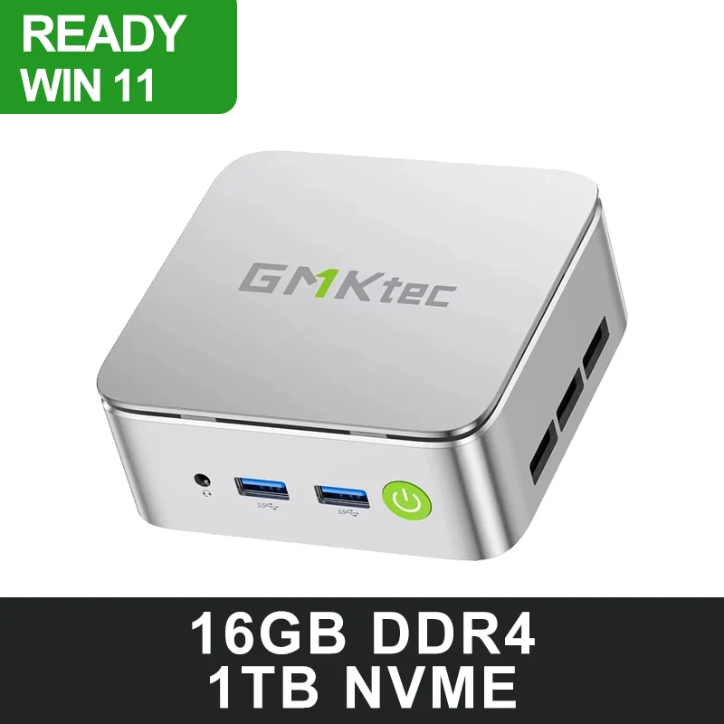 GMKtec G10 AMD Ryzen 5 3500U Mini PC DDR4 32GB 64GB NVMe SSD