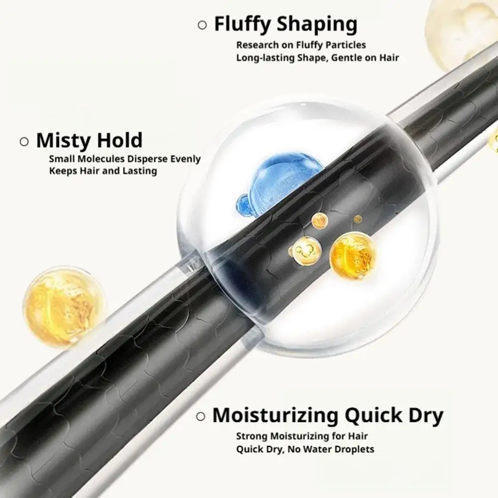 PEACH JO+ Fluffy Shaping Spray 90ml Haar-Basis-Spray, fester Halt, natürliche, voluminöse Frisur, erfrischend, langanhaltendes Haarstyling – Detail 14