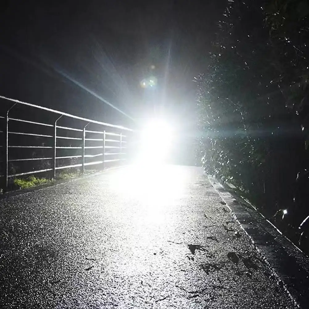 Powerful LED Flashlight USB Rechargeable Torch Portable Zoomable Camping LightFor Outdoor Hiking Emergency