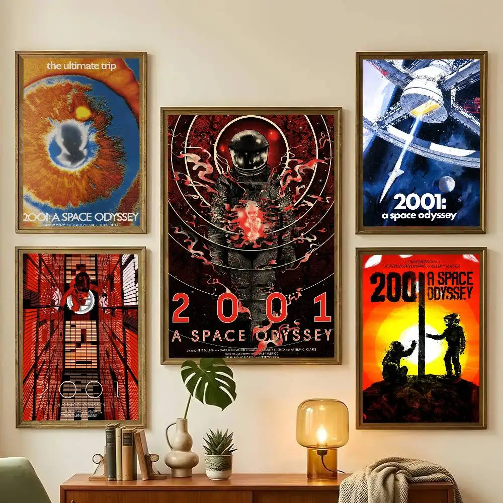 2001 A Space Odyssey Movie Poster Art With Prints Home Bedroom Living Room Decoration Gift