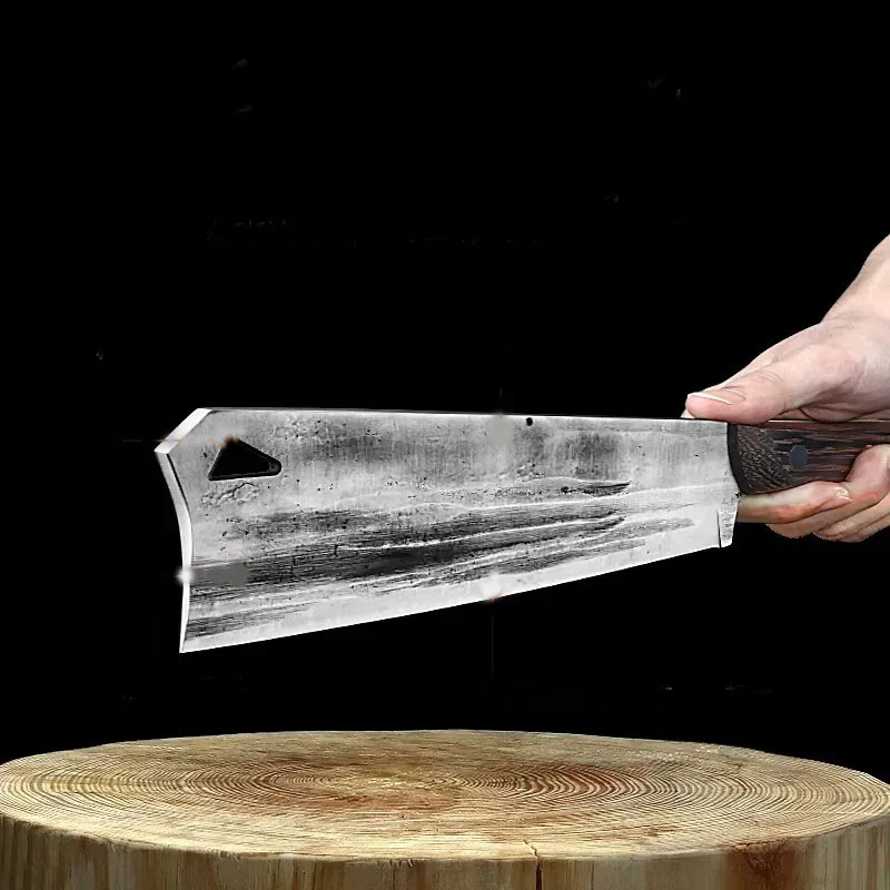 

Traditional Forged Bone Chopper, Household Firewood Axe, Outdoor Tree & Bamboo Cutting Knife C2612