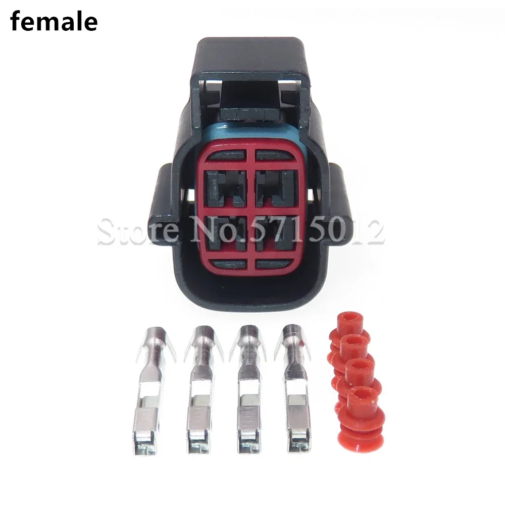 4 Hole E-3938WPT-182(Tin)1U2Z-14S411-AUA 1.5 Series Automotive Connector Car Electrical Cable Socket With Terminal