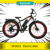 BAOLUJIE DP2619 Electric Bike, 26*4.0inch Fat Tire 750W Motor 48V 13Ah Battery, 45km/h Max Speed 45km Max Range, LCD display