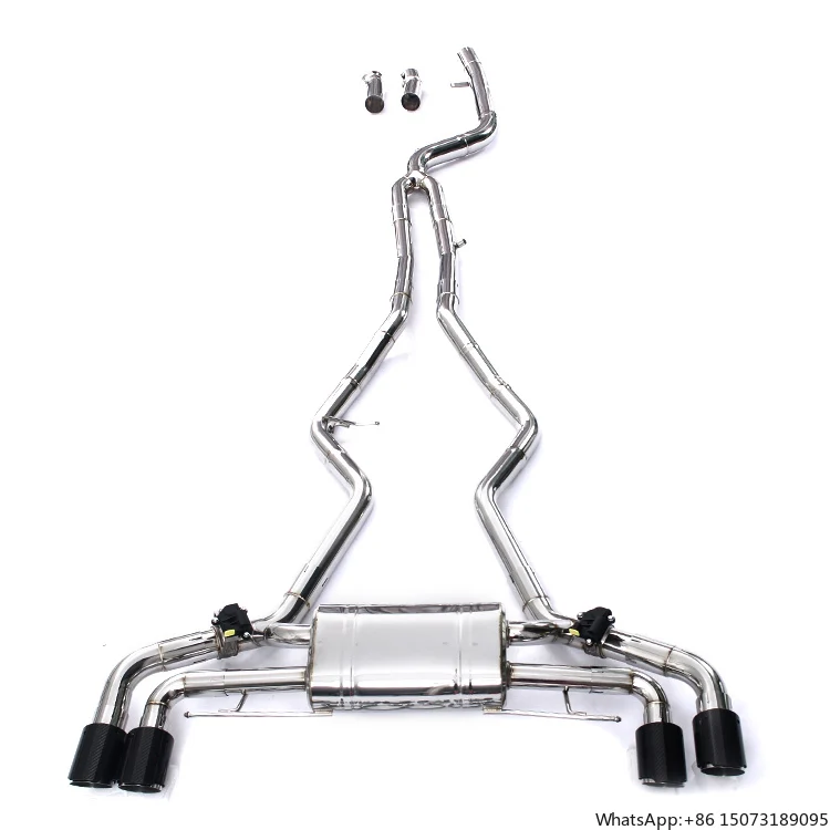 

Для BMW M340i/M340 G20 3.0T 2019-2024: Тюнингованная выхлопная система, спортивный глушитель Cat-Back с электронным клапаном