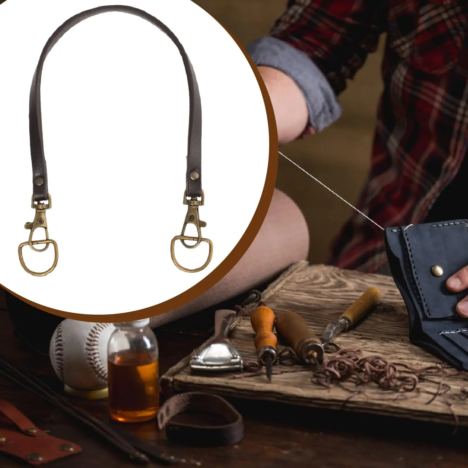 Bag Strap Replacement Easy Installation DIY Making for Handbag Shoulder Bag Tote