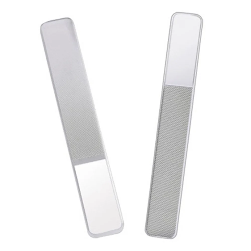 3 قطعة المهنية نانو الزجاج ملفات الأظافر شفافة الرملي تلميع طحن ملفات الأظافر الزخارف يلمع هواة مسمار أدوات مانيكير