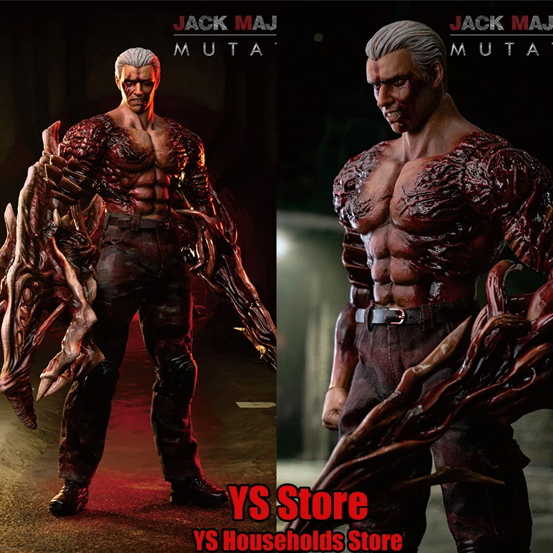 END I TOYS EIT017 1/6 Major Jack White Hair Action Figure Blood Version Arms Body Design 12