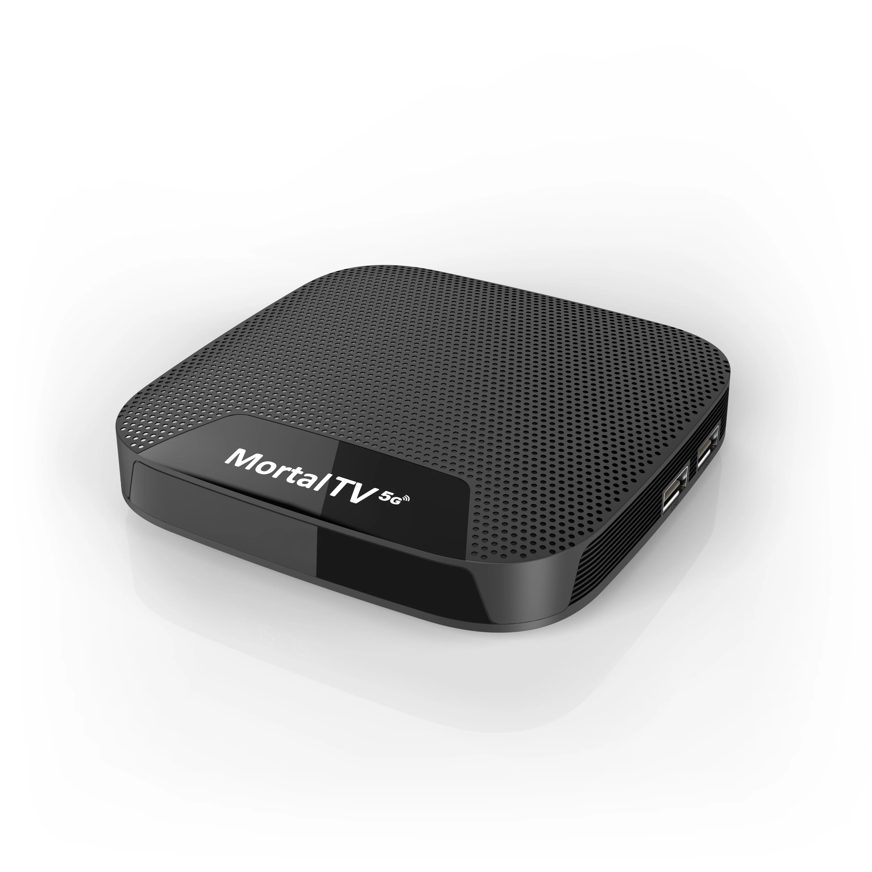 Android 14.0 TV, pudełko Mortal ATV 5G T4 Amlogic905L czterordzeniowy procesor obsługa 2.4G/5.8G WIFI BT5.0 4K HDR10 3D 8GB globalny odtwarzacz