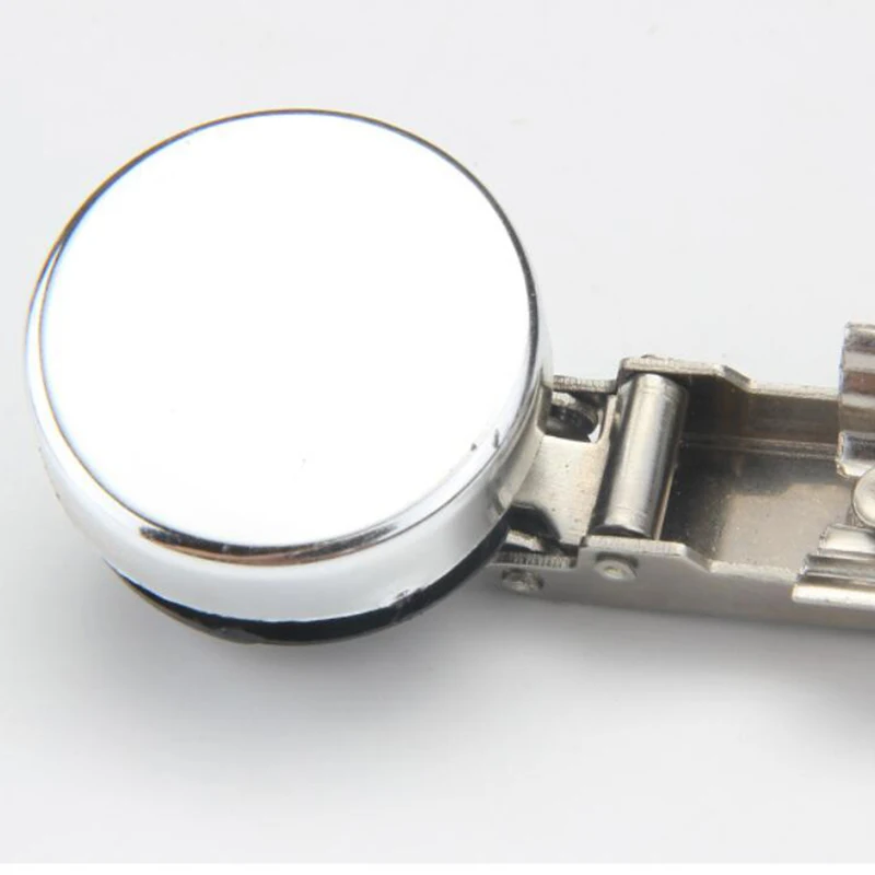 Pack of 2 Hinges with Cover for Glass Cabinet and Wardrobe Doors Cold Rolled Steel Construction Includes Screws