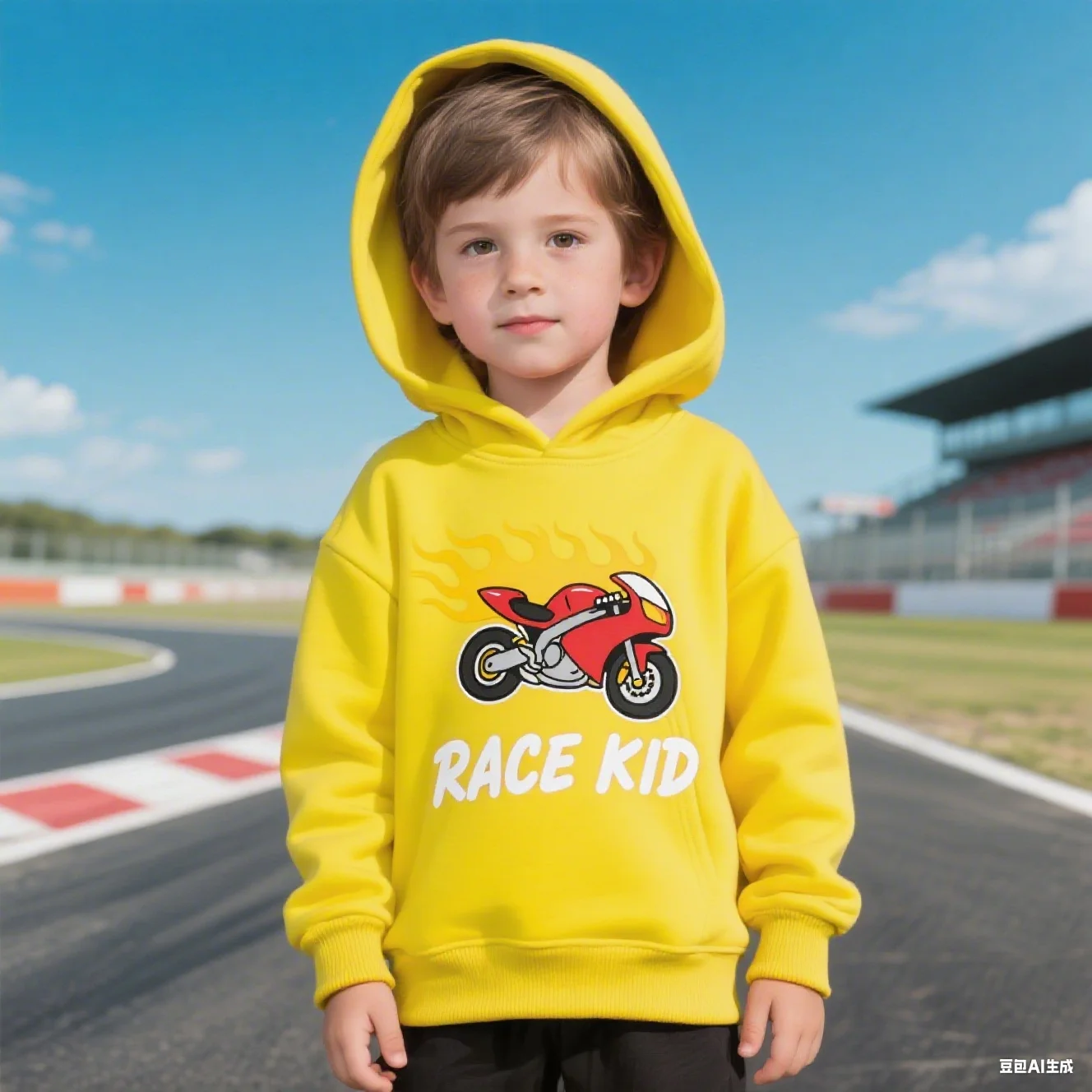 

Детская толстовка с капюшоном для гонок на мотоциклах для мальчиков Flame & RACE KID, пуловер с капюшоном и графическим принтом, топ на осень-зиму