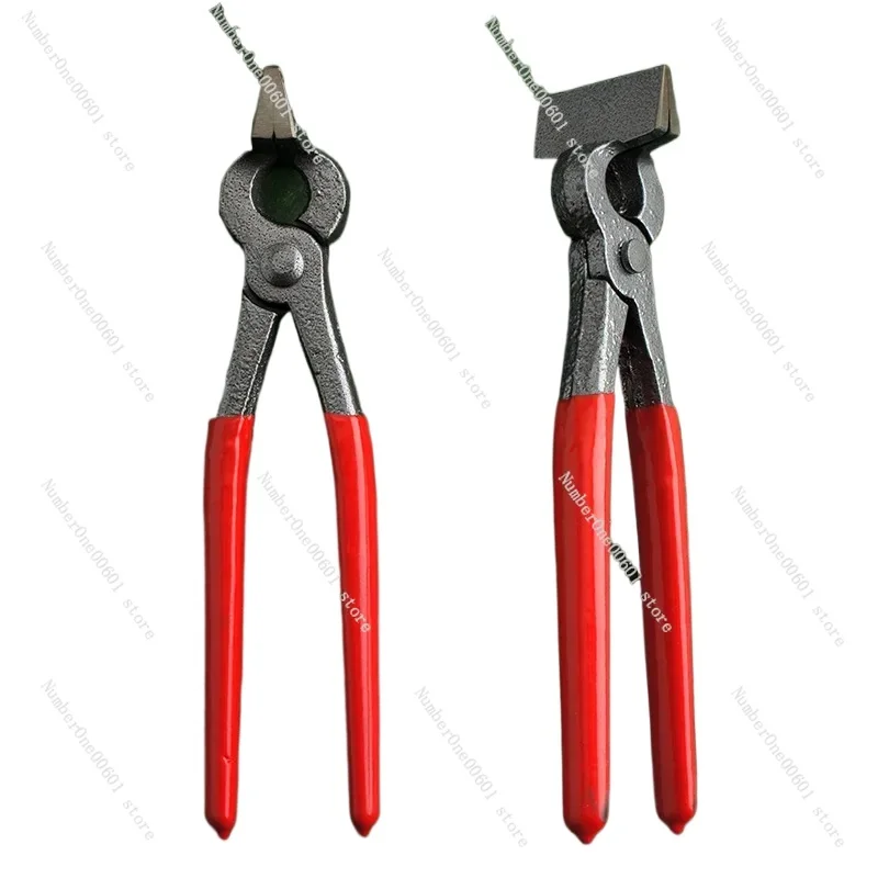 

1pc 45mm Wide Flat Nose Pliers Handmade Leather Edge Adjustment Crimping Pliers Leather Bag Cloth Pliers DIY Leather Tool