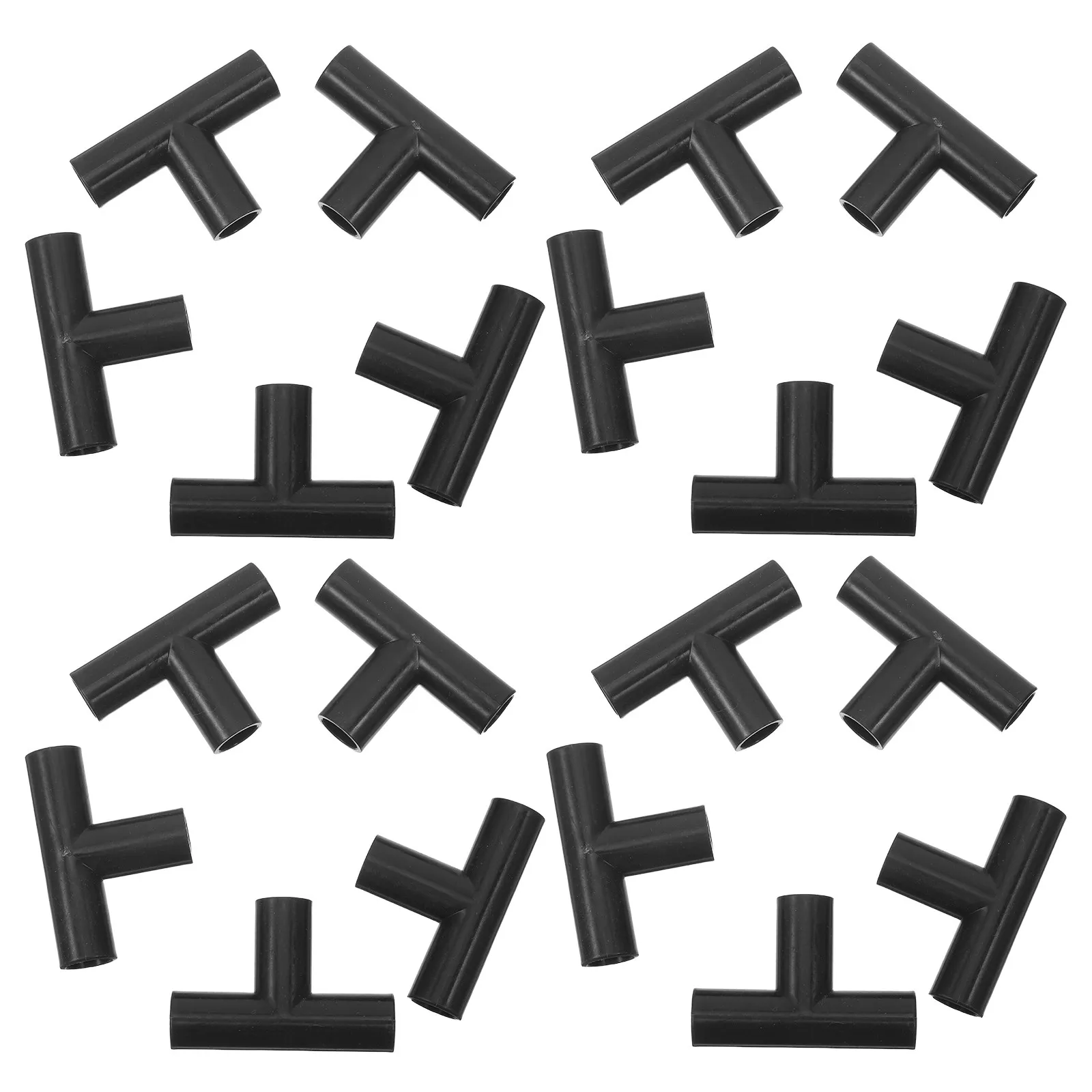 

20Pcs Reinforced T-Shaped Plastic Closet Connector for DIY Shoe Organizer Wardrobe Repair Storage Rack 12Mm Tube Fit Stable