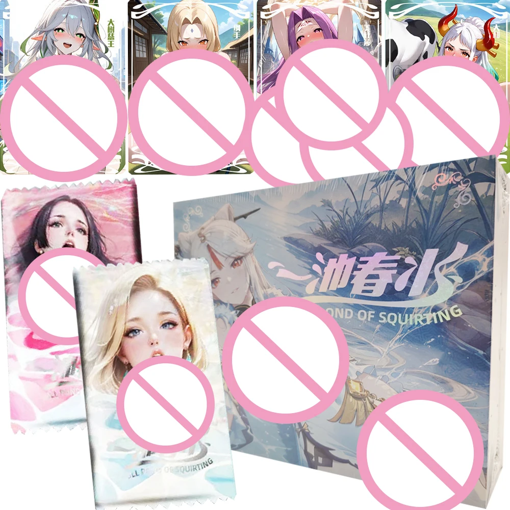 

Коллекционные карты с полным прудом и брызгами, аниме-игра, популярный персонаж, косплей, милый очаровательный кролик, карты для девочек, игрушки Doujin, подарки