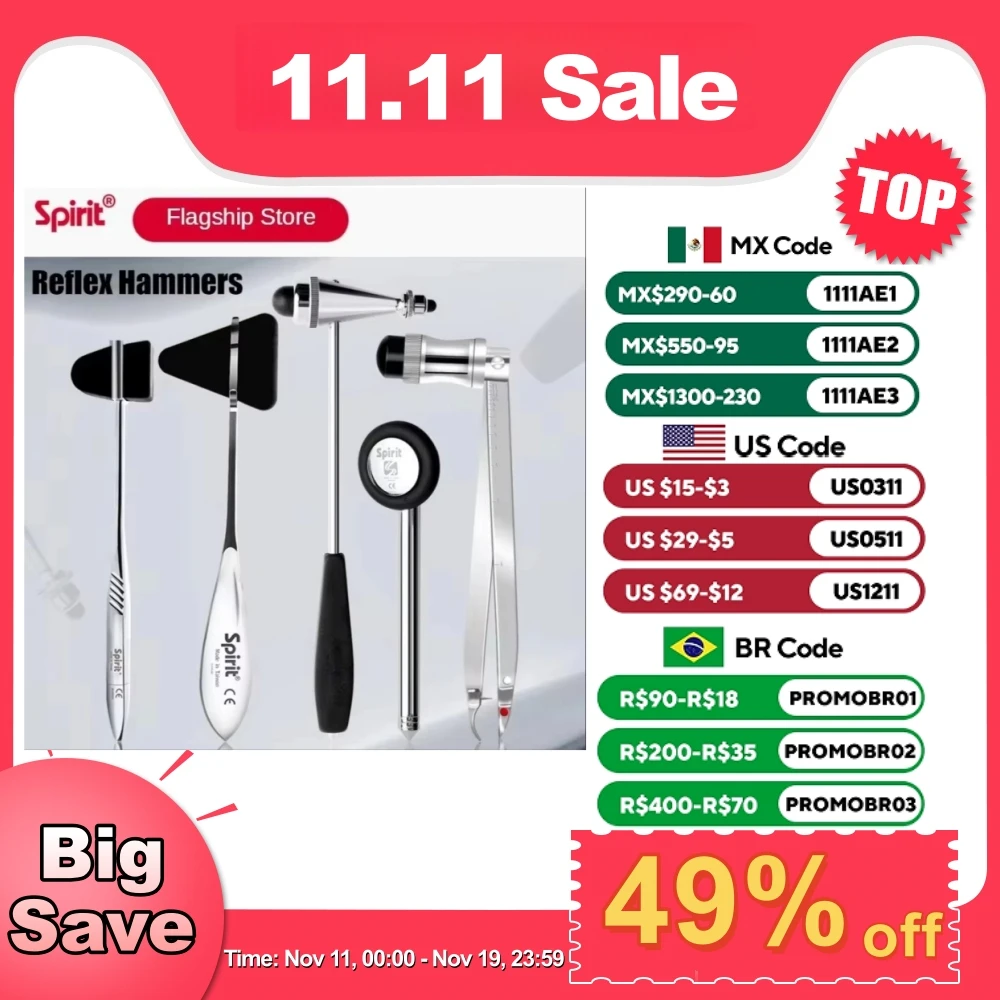 

Духовой медицинский Многофункциональный бриллиантовый молоток для обследования и восстановления нервов оригинальный импортный уход за здоровьем