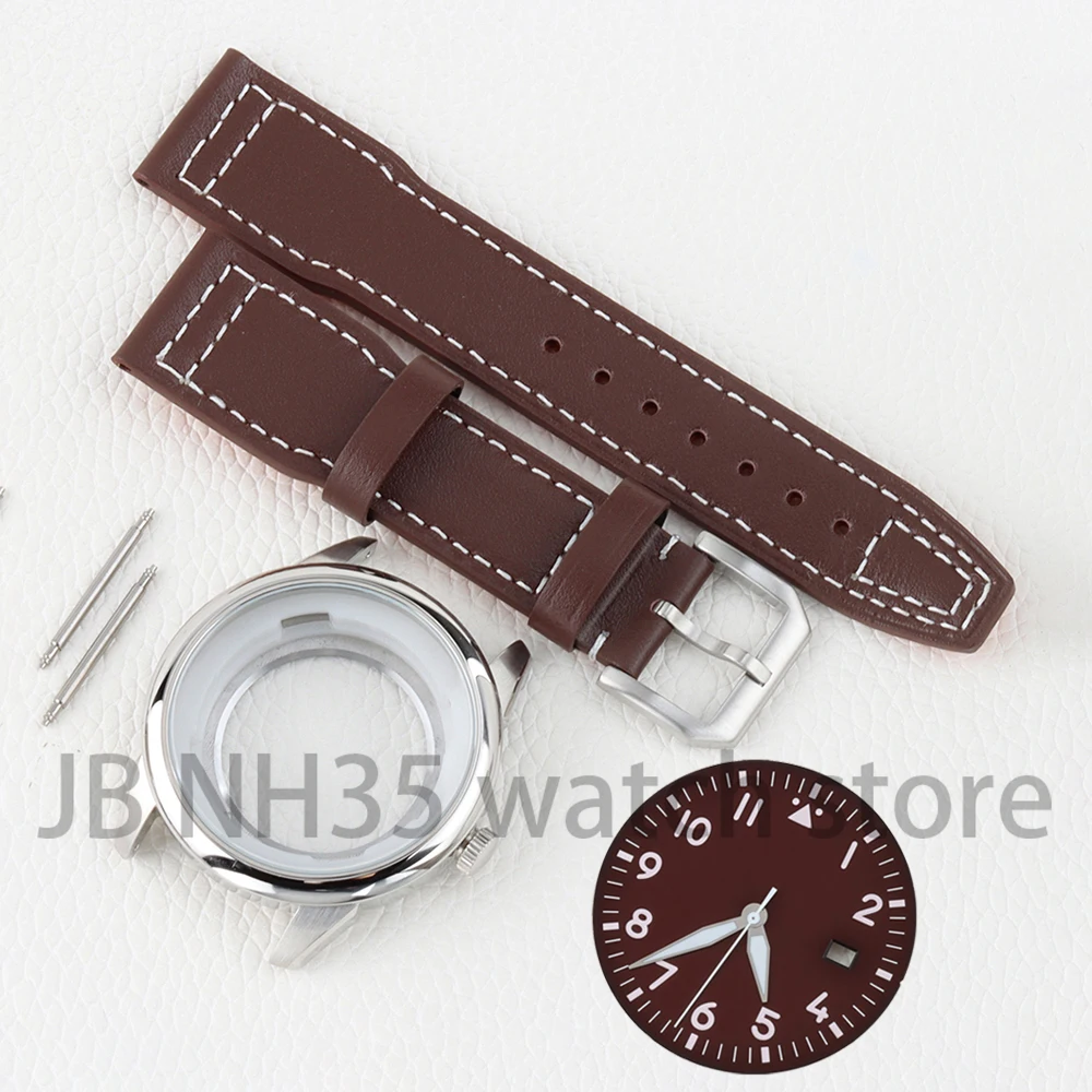 42.7mm NH35 Case for Mark XX Watch Men's Accessory Waterproof Solid 316L Stainless Steel Fit Seiko NH35 NH36 Movement 36mm Dial