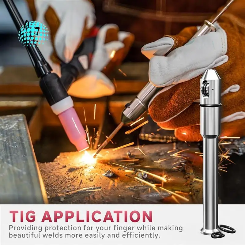 

A07F-TIG Pen Finger Feeder Держатель сварочного стержня 1/32-1/8 дюймов Сварочный инструмент TIG TP-01