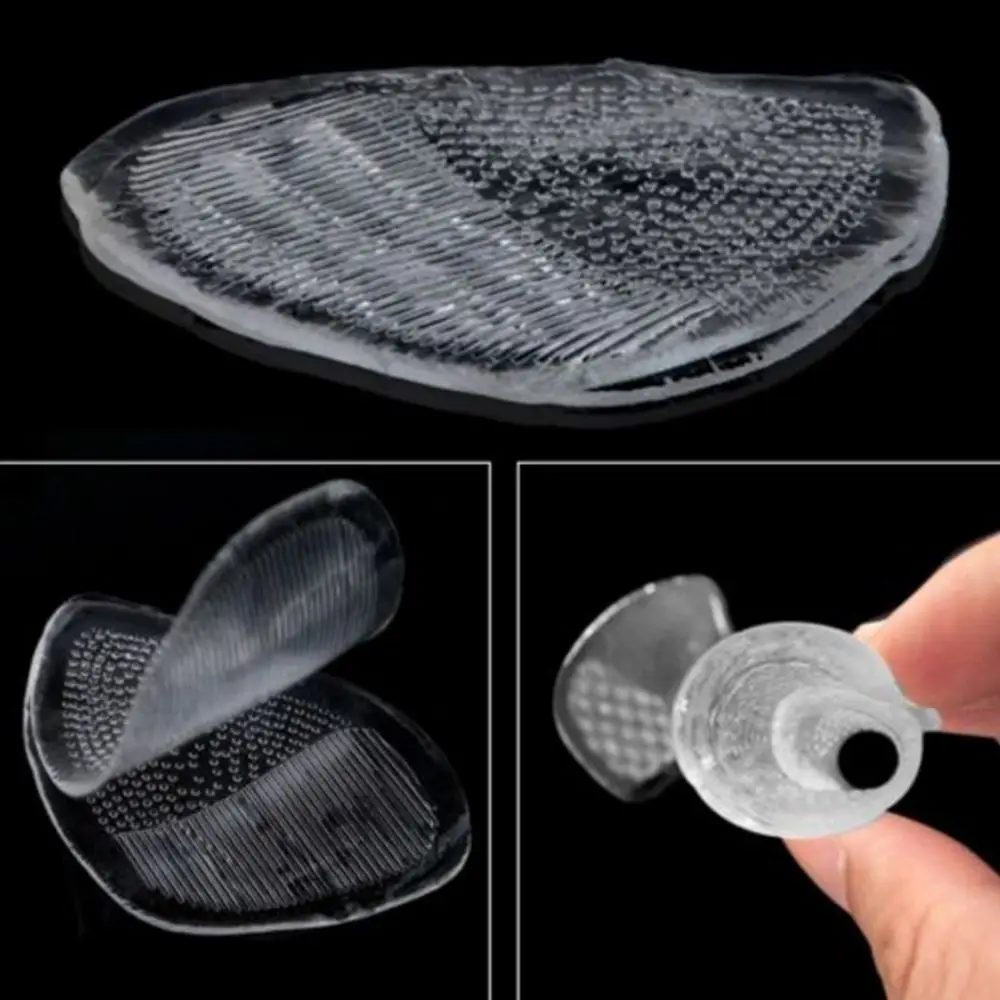 Shoe-Pad Footcare of Shoe Gel 1 Pair Cushion Foot High Heel Comfy Shoe Pad Forefoot Silicone