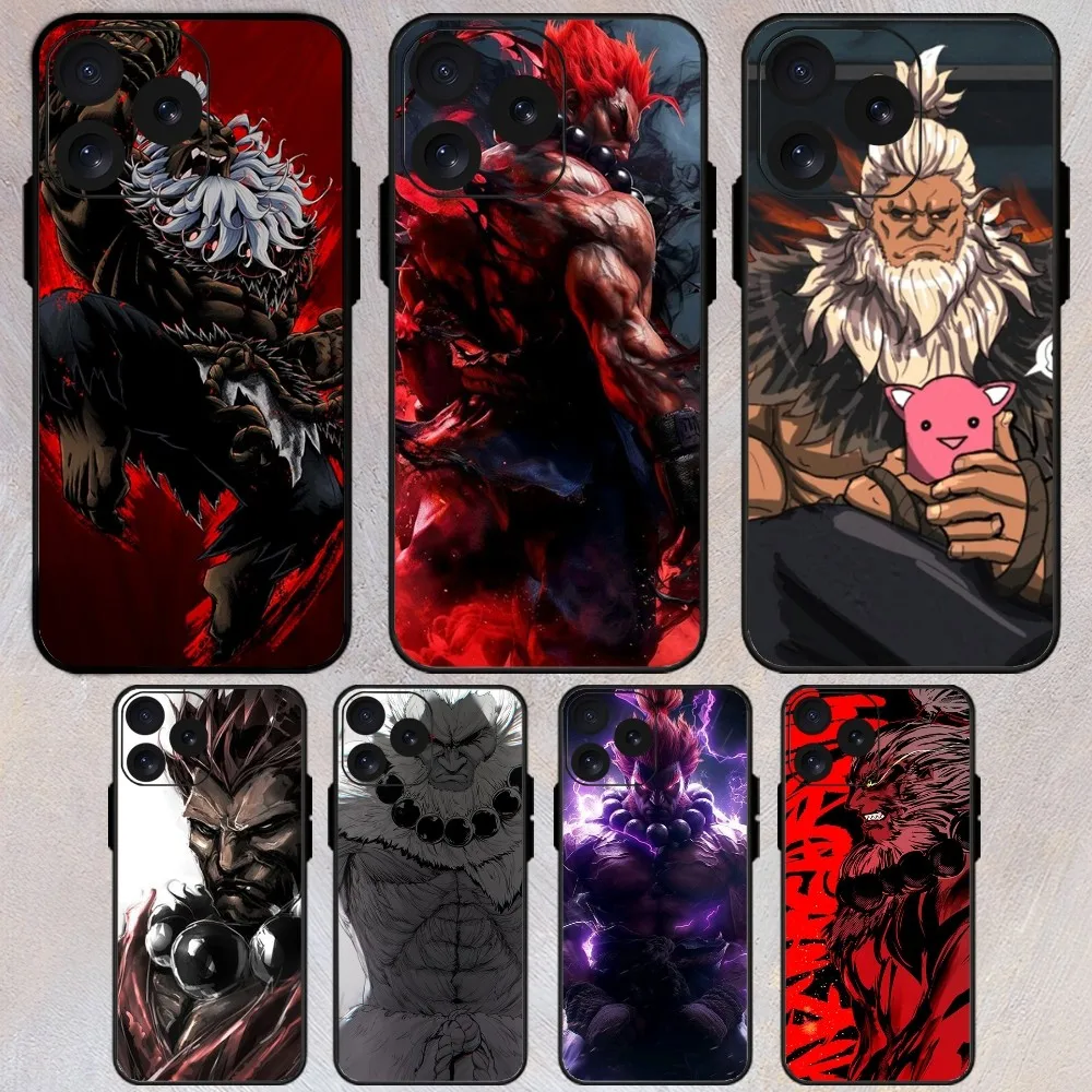 Game Street Fighter Akuma Phone Case For iPhone 8 11 12 13 Pro 14 15 Mini X XR XS max Plus Shell