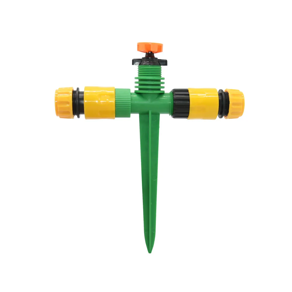 360 Degree Rotating Sprinkler Support Nozzle  Automatic Rotating Lawn Watering Irrigation 1/2