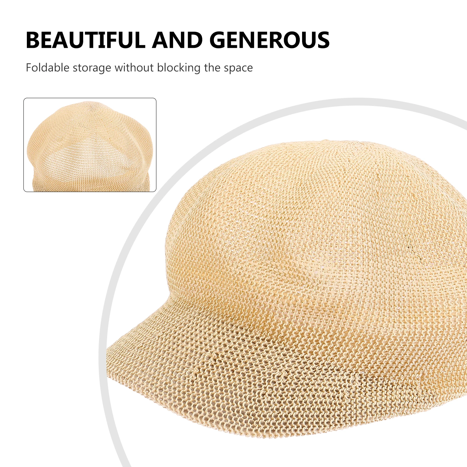 

1pc Octagonal Sun Protection Hat For Women Windproof Breathable Ladies Beret Outdoor Activities Sunshade Cap Camping Fishing