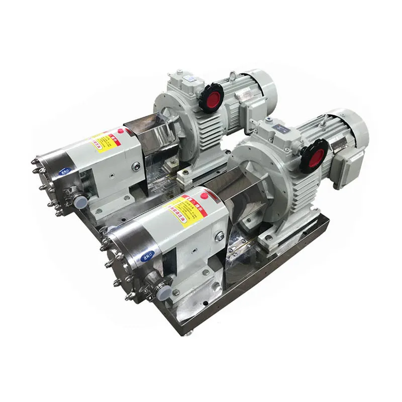 Stainless Steel 316L Sanitary Rotary Lobe Pump High Viscosity Food Liquid Transfer Pump