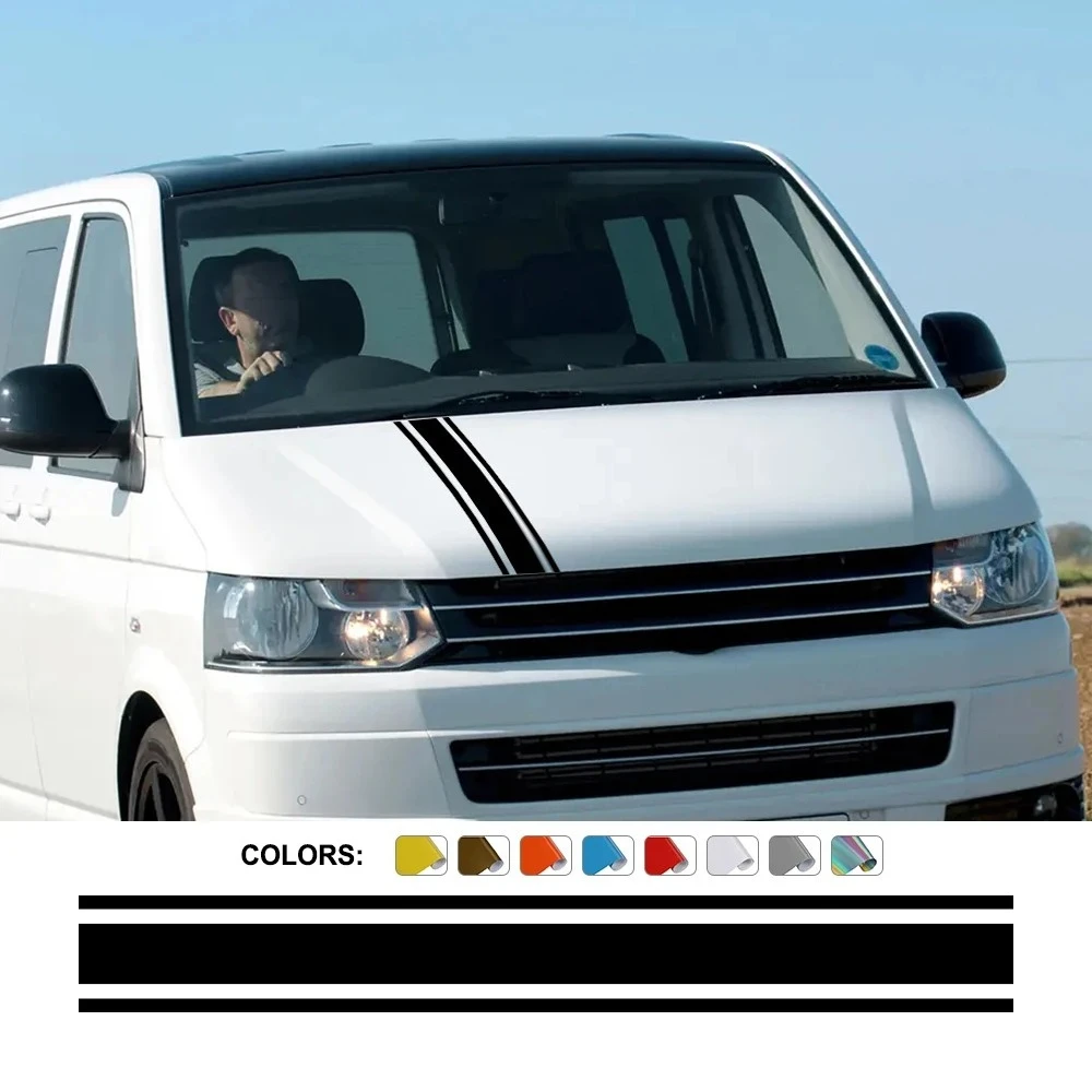 Наклейки на капот автомобиля для Volkswagen VW Transporter T6 T5 Caravelle Multivan Camper Van капот Стайлинг виниловые наклейки аксессуары