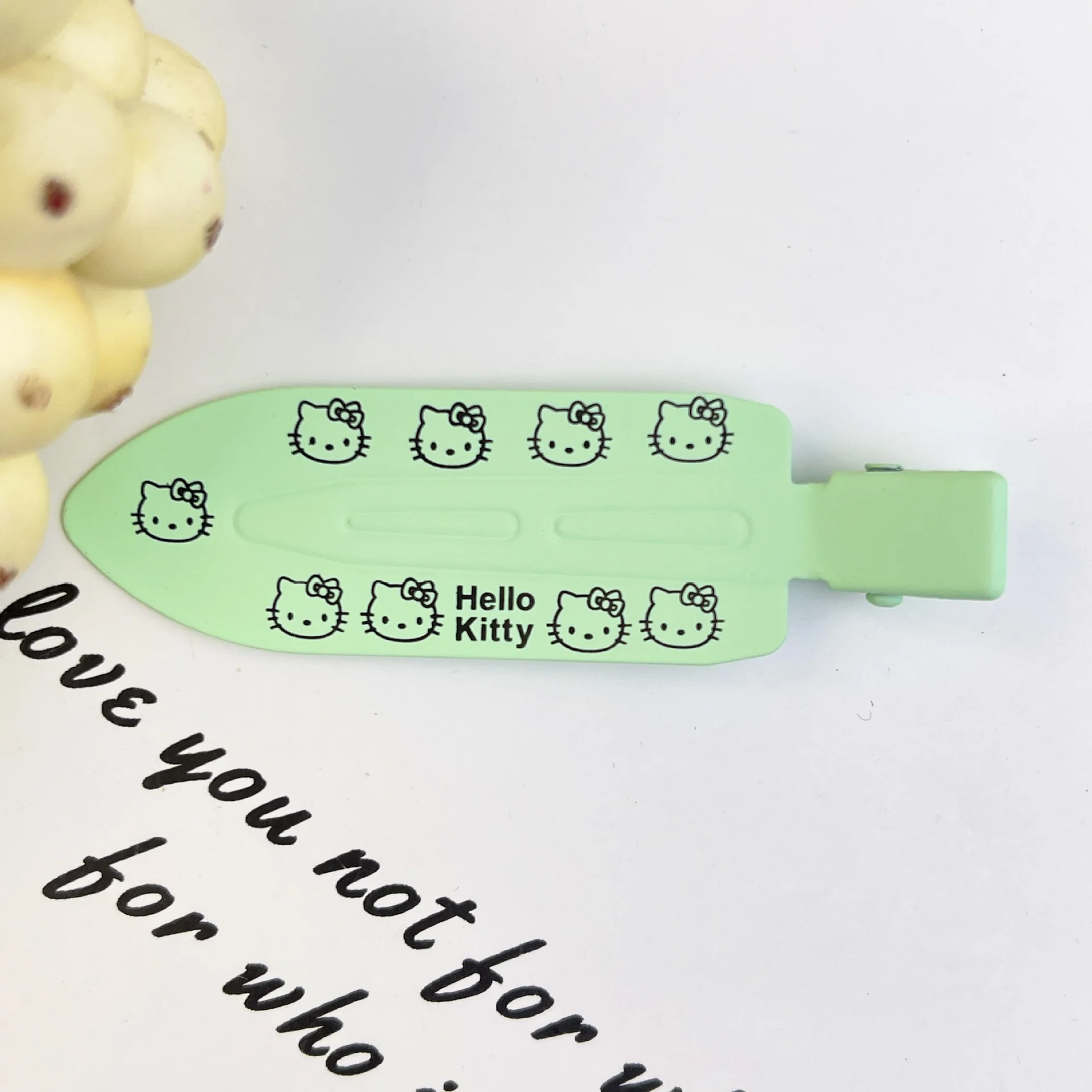 Huang Yu Ting With The Same Hair Clips 7cm Seamless Hair Clips Silkscreen Cartoon Printing Side Clip Three Oceanic Shattered Hai