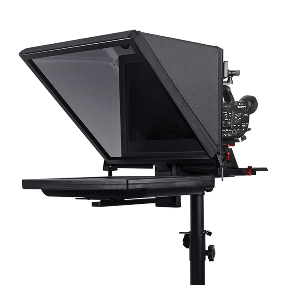 Desview Professional Broadcast Teleprompter T17 17 Inch HD Display Monitor 70/30 Beamsplitter Glass For Studio