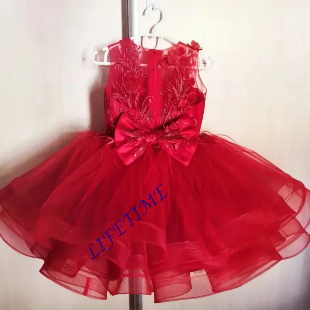 abito-da-damigella-con-piume-rosse-e-fiocco-abito-da-prima-comunione-con-perline-grazioso-abito-da-principessa-lungo-fino-al-ginocchio-abiti-da-compleanno-personalizzati