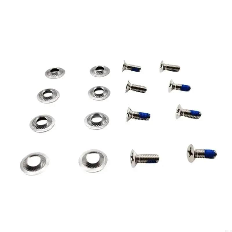 متعددة الأغراض التزلج مجلس المسمار مجموعة التوافق العالمي الصدأ الصلب السحابات أداة سهلة ملزمة مسامير 8 قطعة 69HD