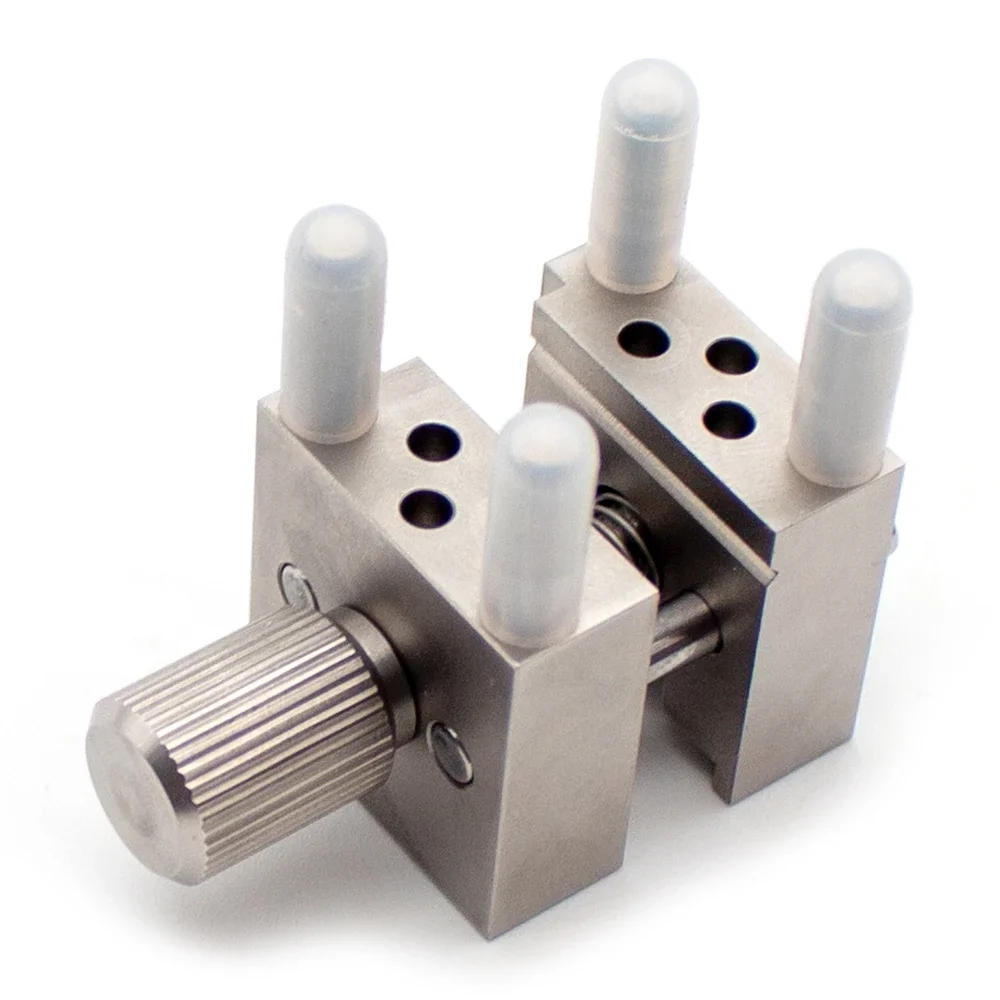 Mini Adjustable Vise Handheld Stainless Steel Fixture DIY Craft Multi-Function Clamp Max Open 15.5MM Model Making Fixed Jig