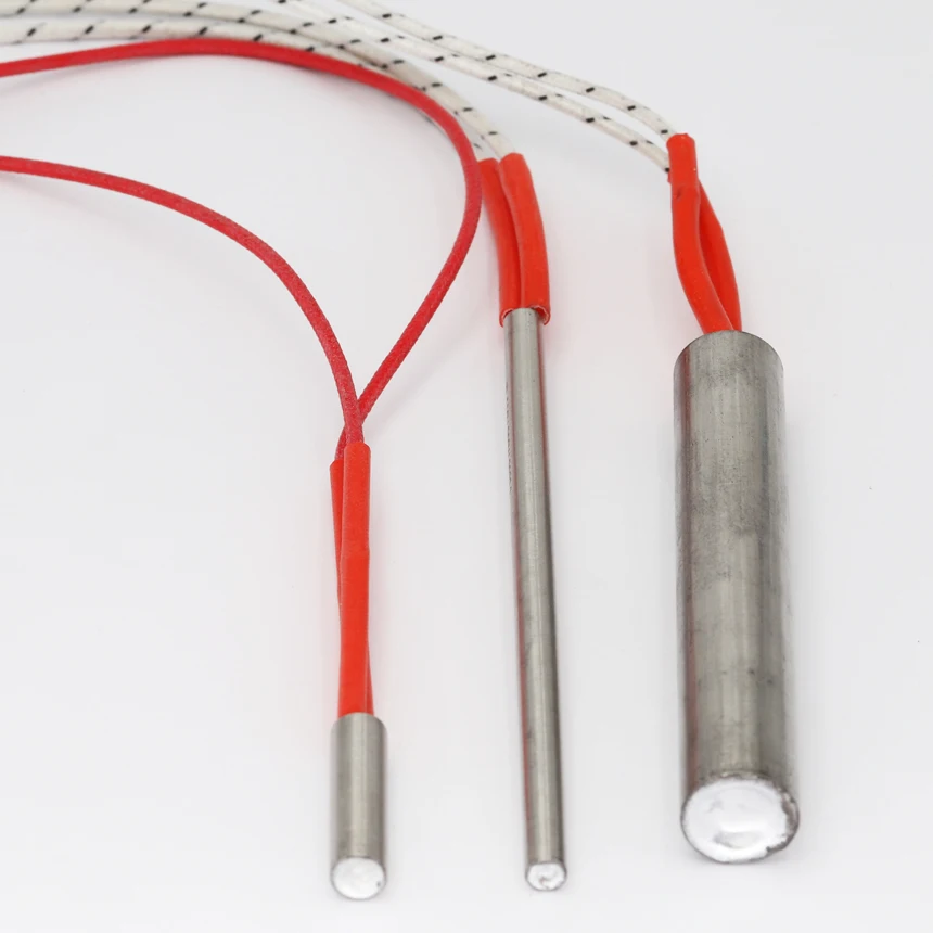 8*30/35/40/45/50/60/70mm 220V 100W 120W 150W Cylinder Heat Tube Tubular Mold Heating Pipe Element Single End Cartridge Heater