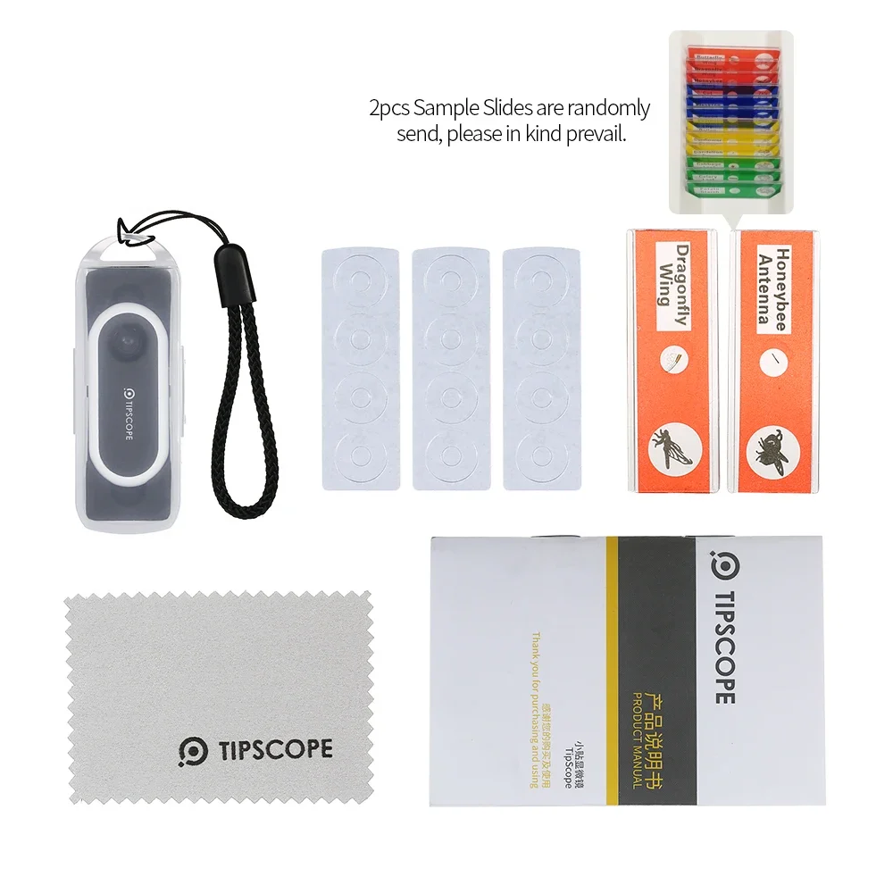 TIPSCOPE 20x-400x 전문 현미경 전문 HD 휴대 전화 카메라 렌즈 iPhone Xiaomi Samsung huawei