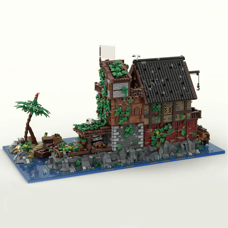 جديد 8625 أجزاء MOC جزيرة كبيرة اللبنات العمارة نموذج عرض لعب للأطفال لتقوم بها بنفسك الجمعية مفاجأة هدية عيد ميلاد