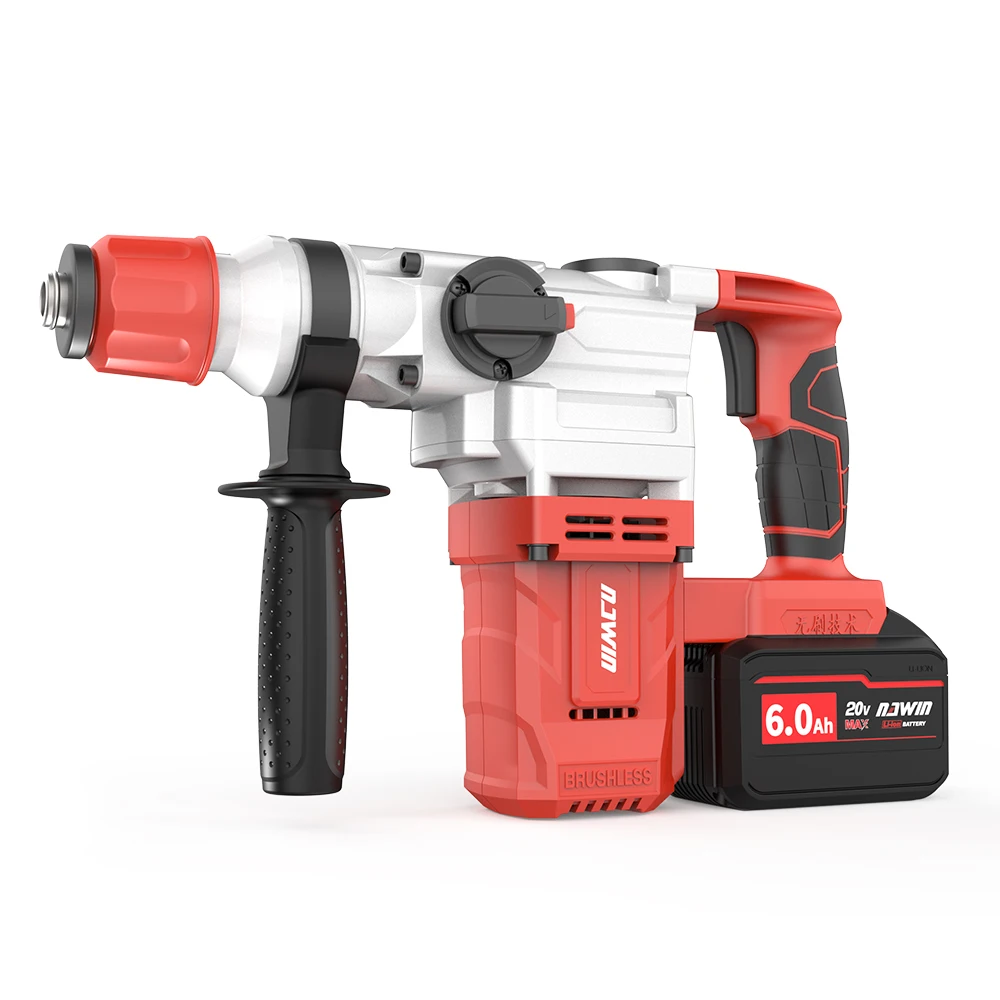 Power Tools Heavy Duty Power Hammer Drill Tool 21V Rechargeable Electric Demolition Hammer Machine