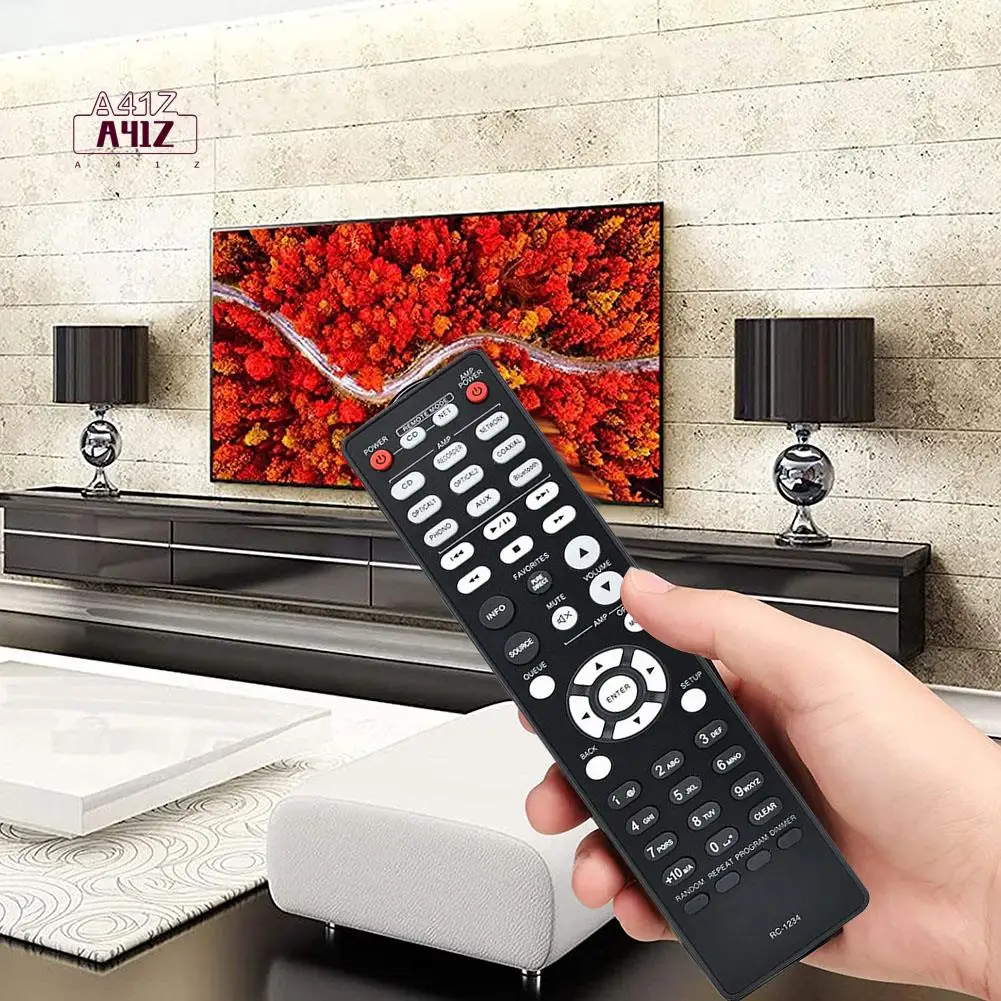 A41Z-RC-1234 CD Remote Control For Denon PMA-600NE DCD-600NE Power Amplifier Remote Control Replacement