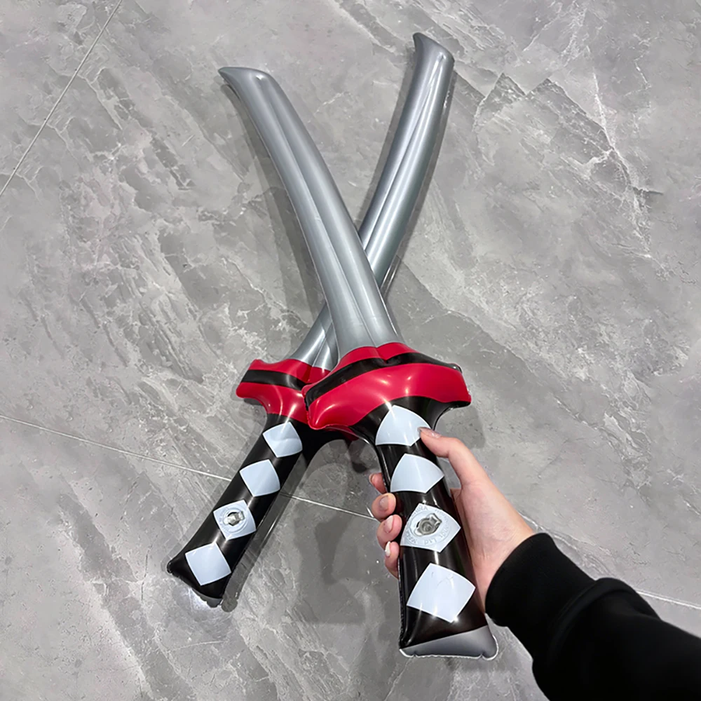 12pcs  Inflatable Sword Inflatable Knife Used for Event Theme Parties Role Playing Christmas Games Stage Props Halloween